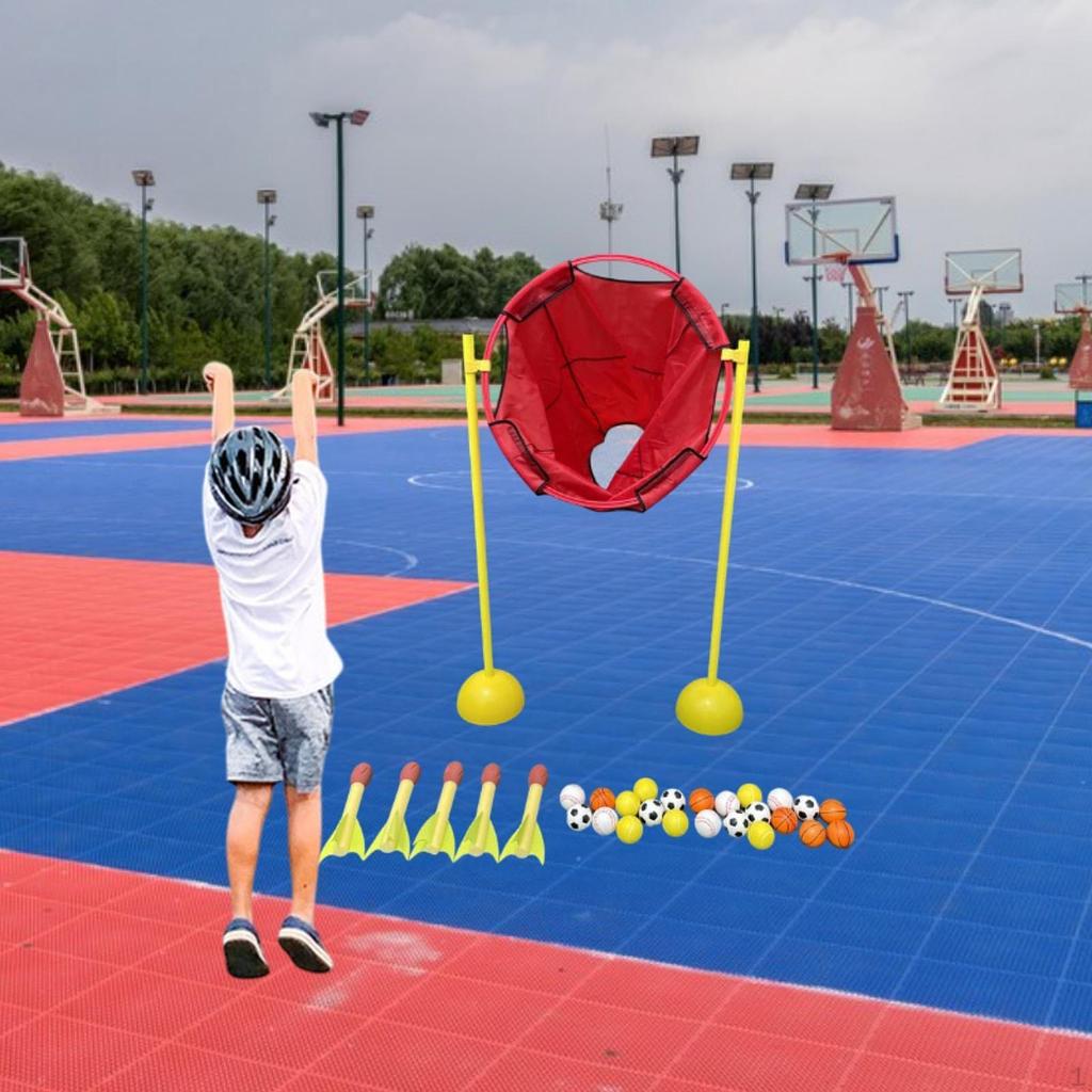 Игрушка-обруч для метания мяча Баскетбол Подарочная игрушка на день рождения, координация рук и глаз, Мини