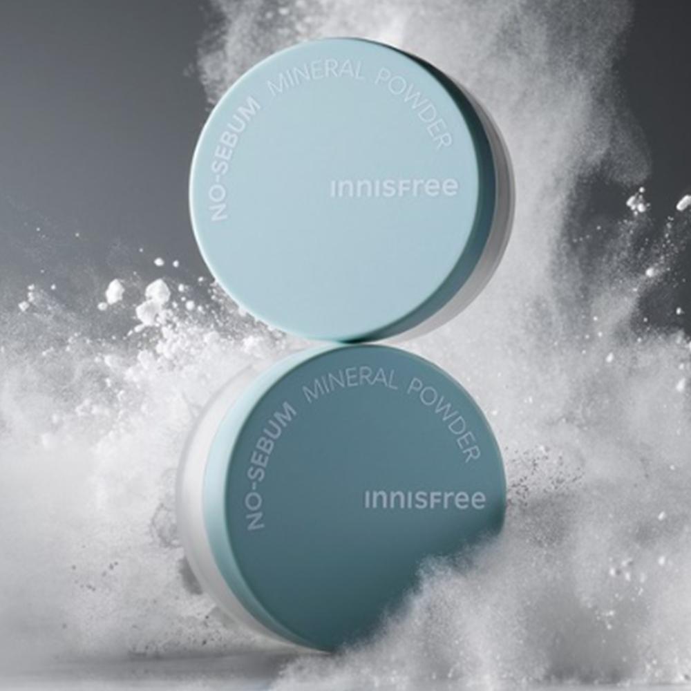 Innisfree No-Sebum Mineral Powder – Oil-Control Finishing Powder 5g