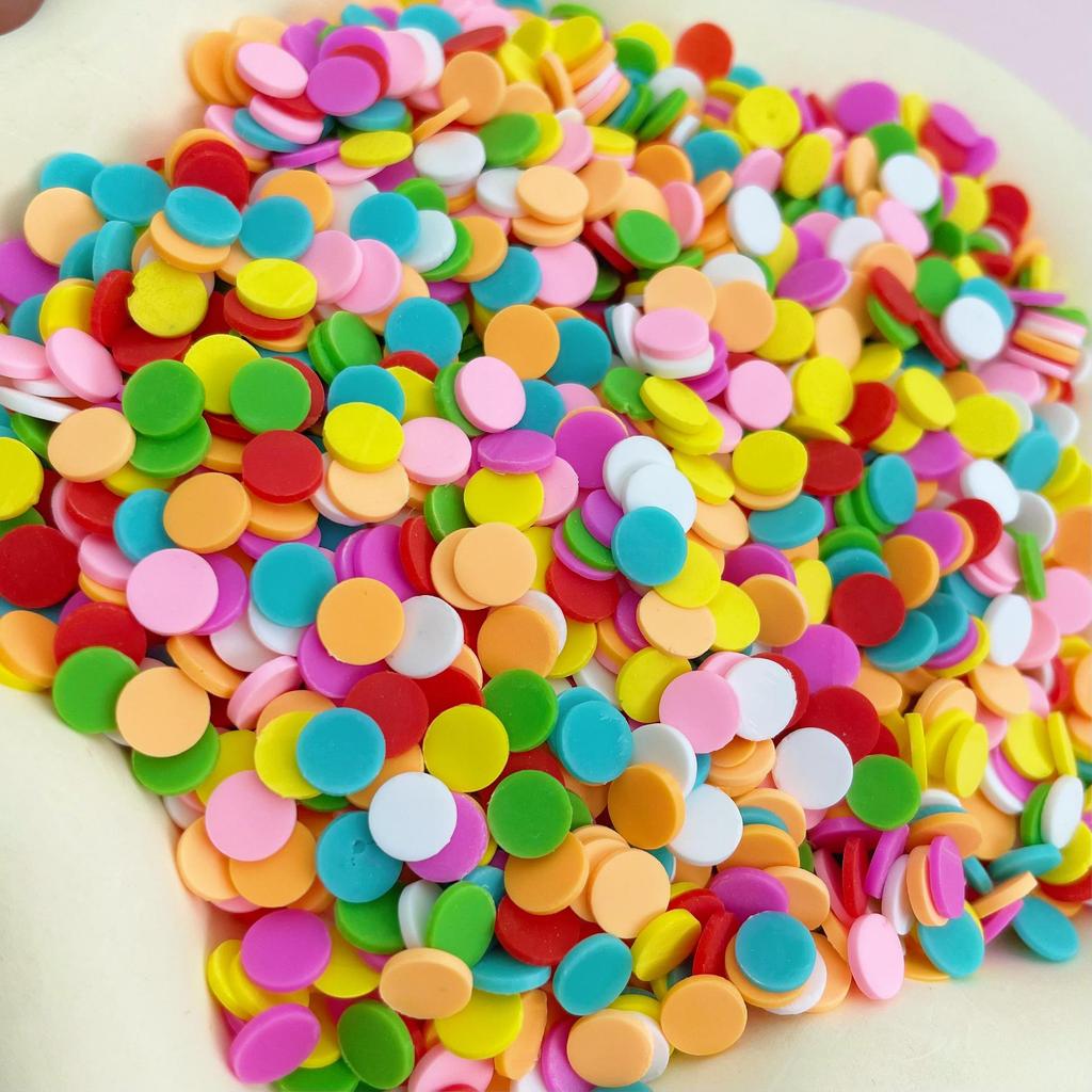 Мягкая глина, цветной слайм и крем-клей для торта