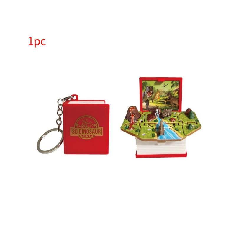 Брелок-брелок 3D Pop-Up Puzzle Book с сценой крепости для снятия стресса и в качестве креативного подарка
