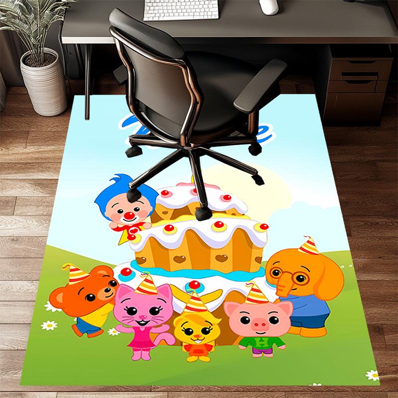 Custom Flim Flim Mat Personalized Name, Polyester Washable Indoor Entryway Rug, Gift for Christmas, Easter, Thanksgiving Day