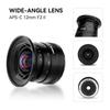 PERGEAR 12mm F2 II Широкоугольный Объектив с Фиксированным Фокусным Расстоянием Ручная Фокусировка 230г Компактный Легкий Конструкция с Фиксируемой Диафрагмой Красивое Боке X APS-C (Крепление Fuji)