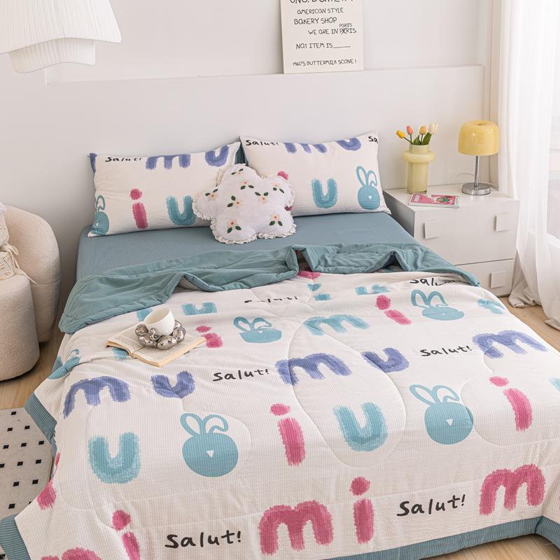 Летнее тонкое одеяло из соевого волокна класса А, прохладное летнее одеяло для кондиционирования воздуха для офисного сна, студенческого общежития, домашнее одеяло