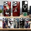 Чехол для телефона Soul Evans M-Maka A-Albarn для iPhone 17, 16, 15, 14, 13, 12, 11 Plus, Pro, магнитный с Magsafe, для беспроводной зарядки