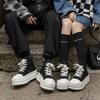 Американские парусиновые туфли на платформе, мужские, нишевые, спортивные, для улицы, пара, большие туфли для увеличения роста, туфли дерби для женщин 18457-J