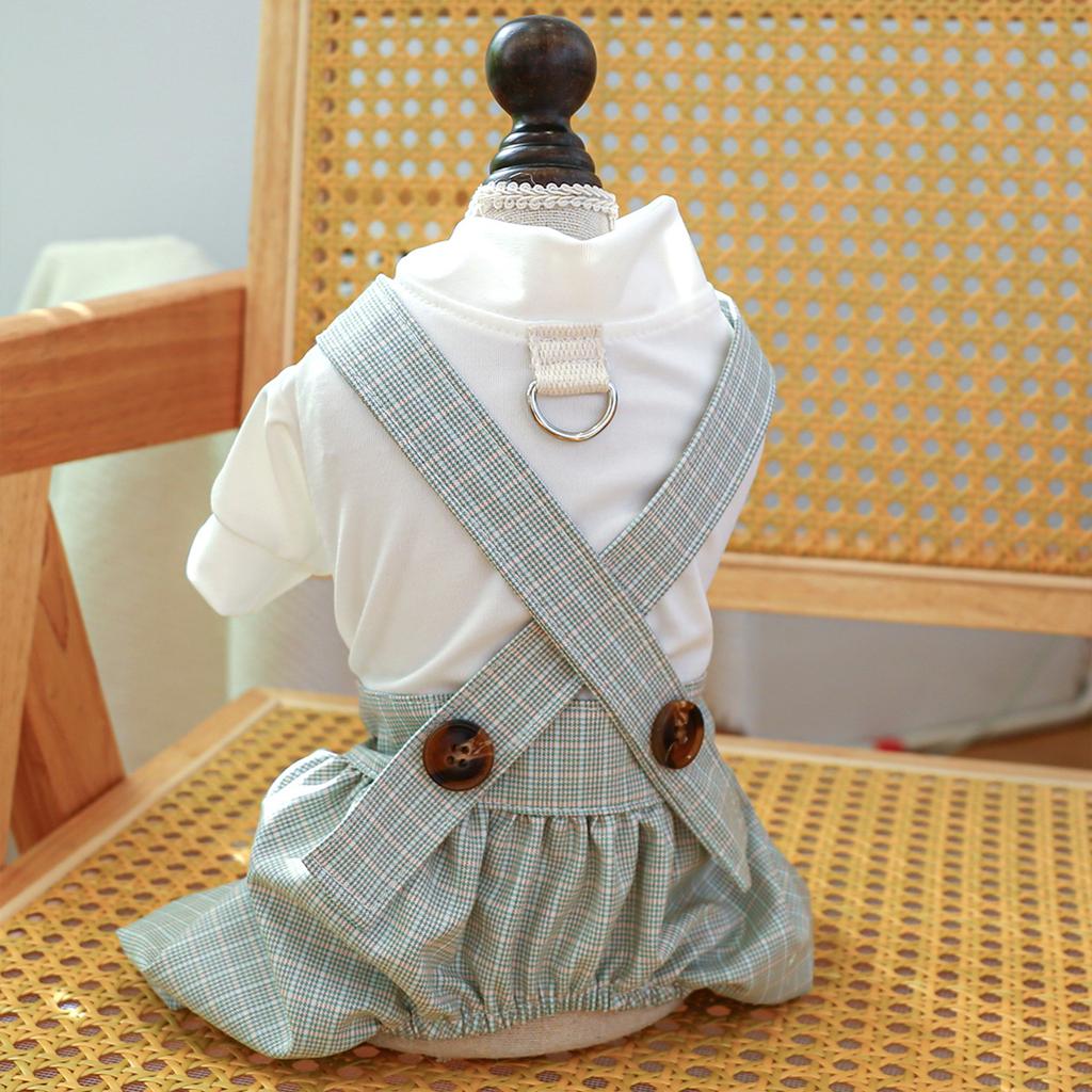 Комбинезон для собак для маленьких собак Комбинезоны для девочек и собак в клетку Одежда для щенков Комбинезоны для собак для маленьких собак Комбинезоны для щенков Одежда для собак