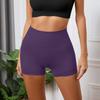 Women's Casual Peach Butt Yoga Shorts High Waist Sports Fitness Nude High Bounce Running Quick Dry Three-quarter Pants