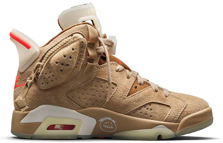 Jordan 6 Ретро Трэвис Скотт Британский Хаки DH0690-200