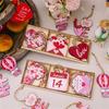 Красочный деревянный кулон, портативный кулон ко Дню святого Валентина, подходит для пары, брелок, кулон на тему любви