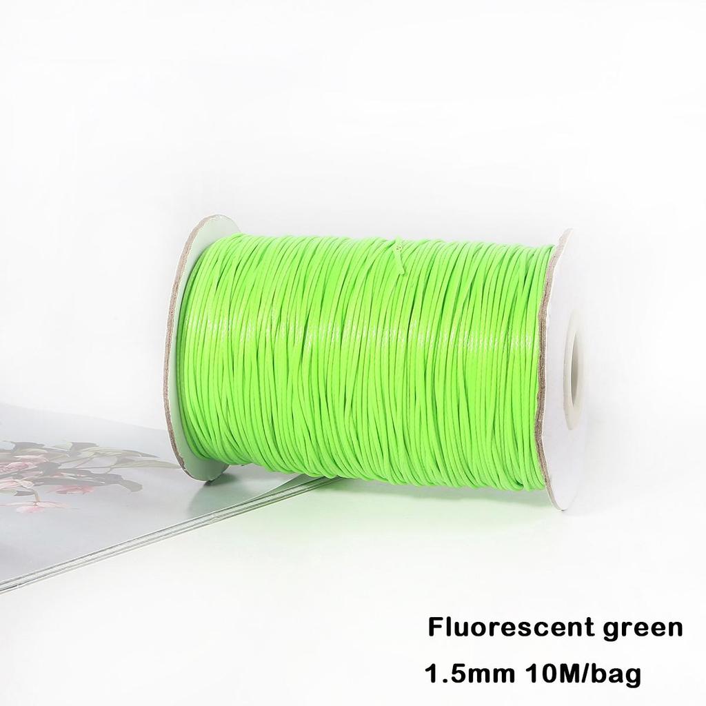 Разноцветные вощеные хлопковые шнуры для макраме, ювелирные бусины, изготовление ювелирных изделий своими руками