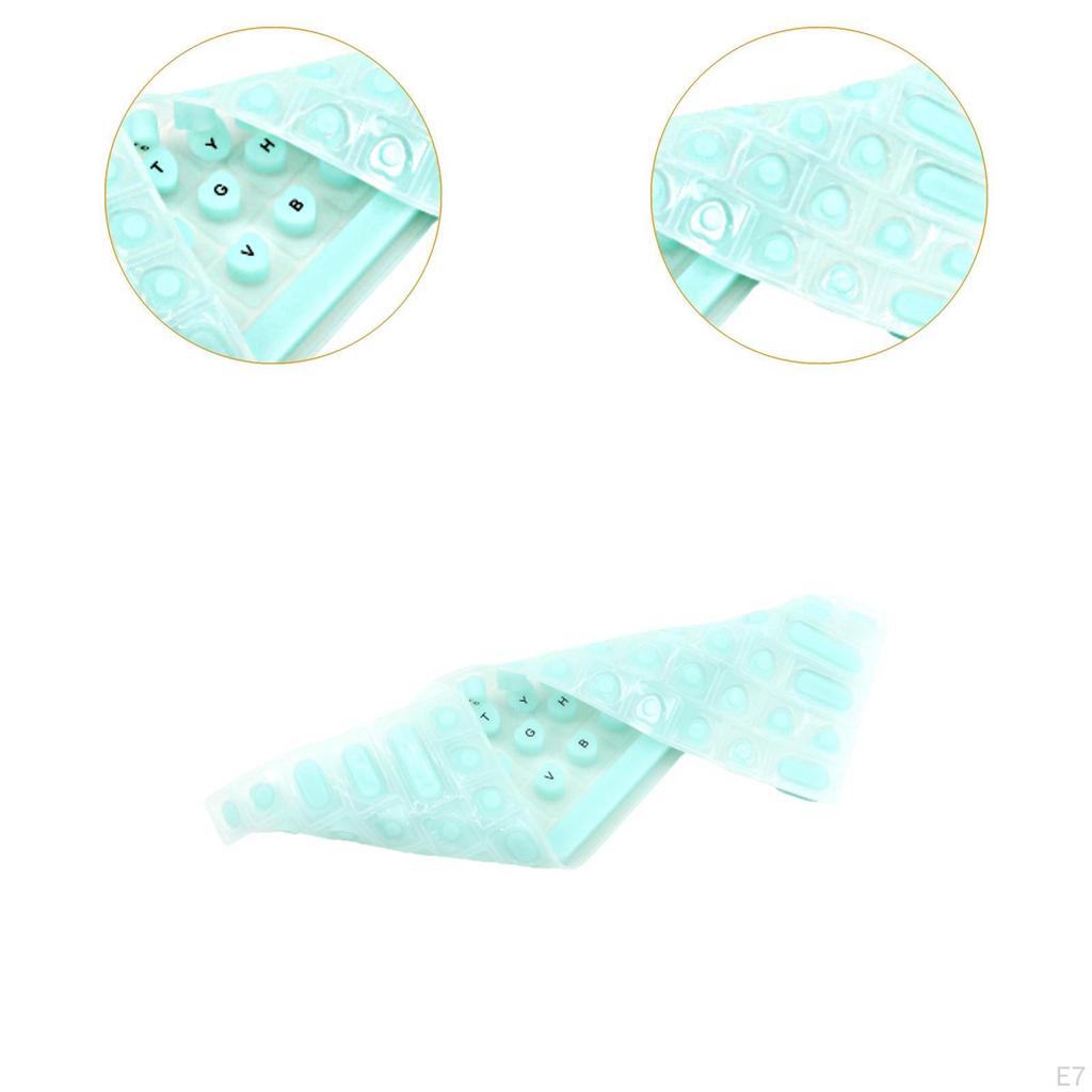 Пленка для клавиатуры Nail Art, легко моющаяся, рельефная, силикон, универсальная