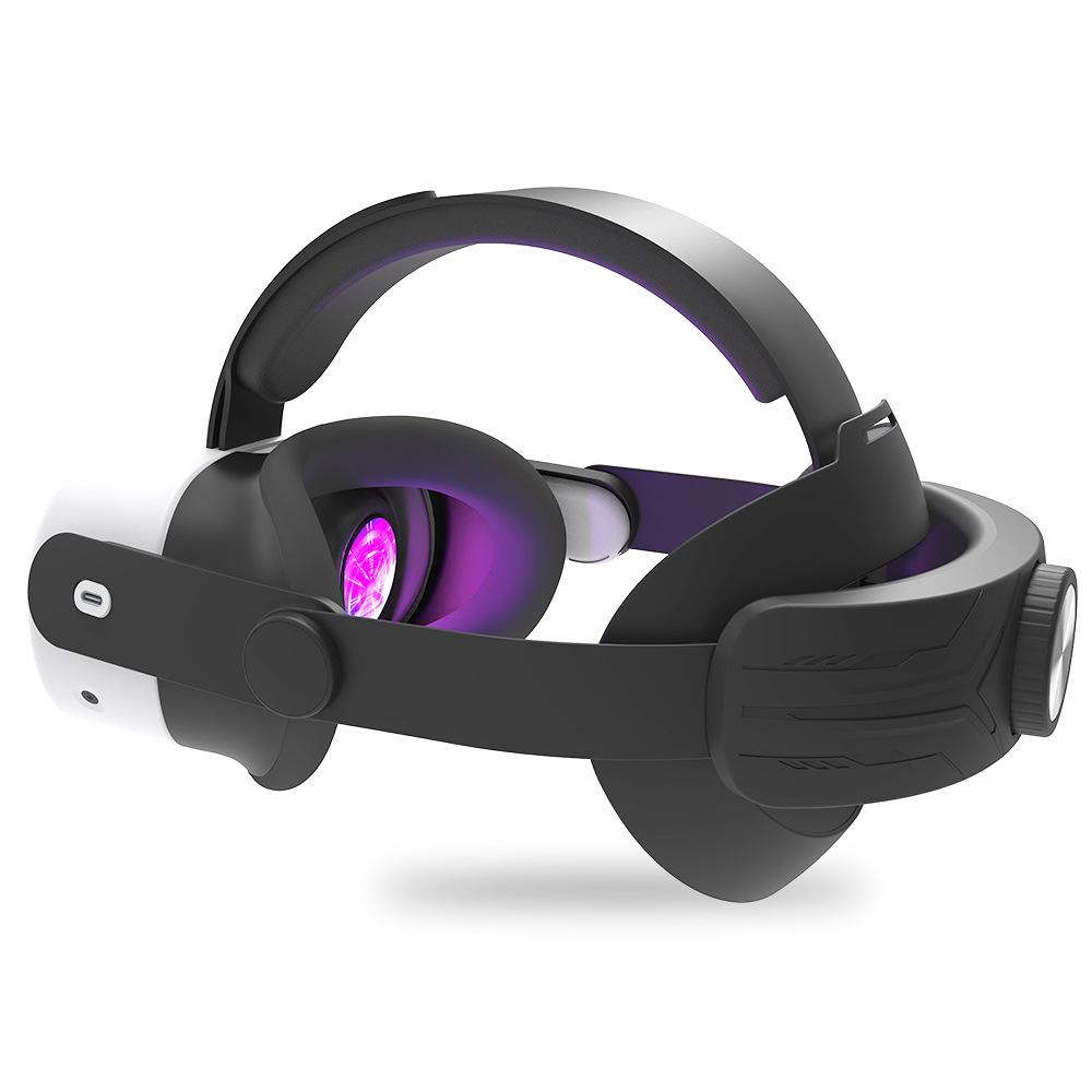 Аккумуляторная батарея емкостью 12000 мАч, повязка на голову для Meta Quest 3s VR, аксессуары 2024 Oculus Quest 3 S RGB Eilte Halo, повязка на голову, быстрая зарядка 25 Вт
