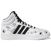 Adidas Кроссовки Neo Hoops 3.0 Mid из синтетической кожи Удобные кроссовки средней высоты Мужские кроссовки Белые Черные GZ4859