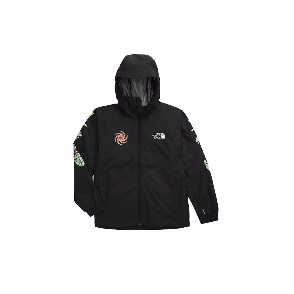 The North Face Водонепроницаемая, ветрозащитная и дышащая ветровка мужская черная NF0A82VM-O28