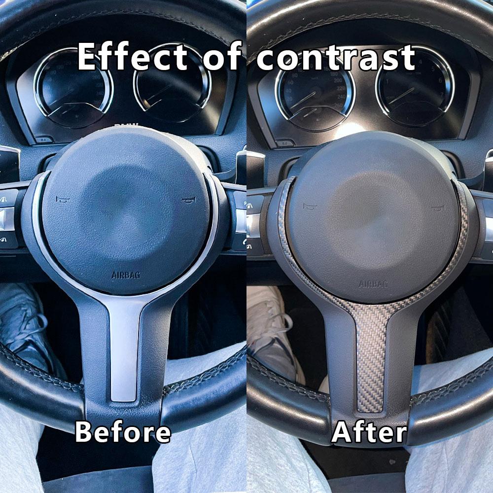 Накладка на руль из углеродного волокна для BMW M-Sport F10 F06 F30 F32 F33 F15 X5