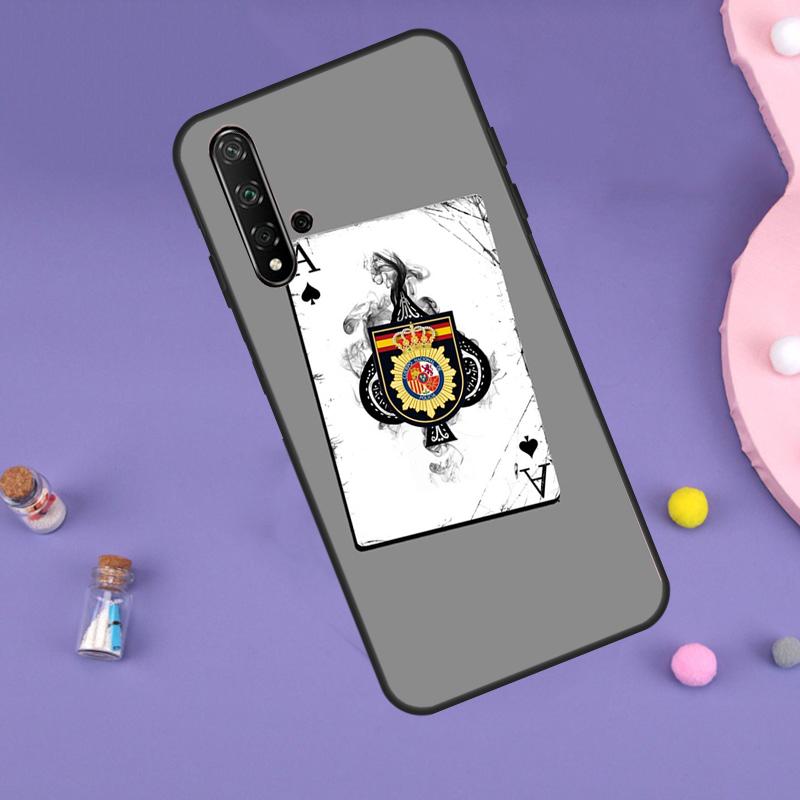 Spain National Police Logo Case For Huawei P30 P20 P40 Lite Nova 5T 11i 8i 3i 9 10 SE 11 Pro Y90 Y70 Y61 Y60 Y91 Cover