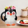 Ice Cream Pint Holder 3D Printed Penguin Ice Cream Pint Cozy