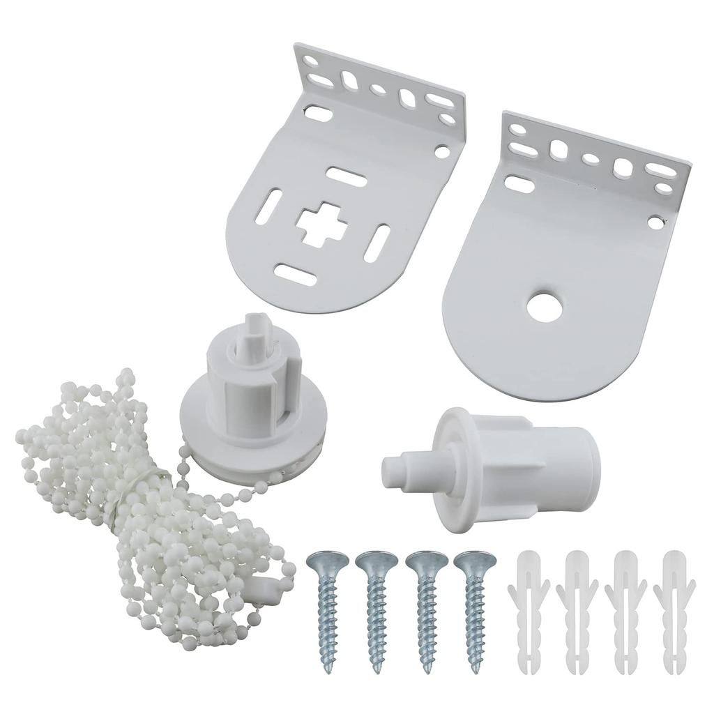 ZZLZX Соединитель для рулонных штор 32 мм Муфта для рулонных штор для внешней трубы 1,2" Металлическая муфта Кронштейн Цепочка шнура Комплект для ремонта