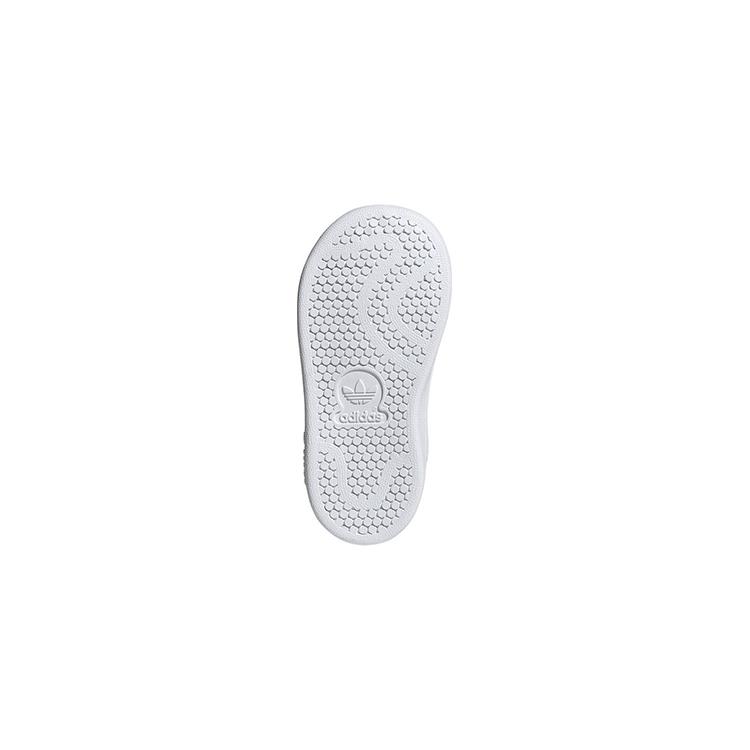 Adidas Originals STAN SMITH El I Slip Resistant Low top Toddler Shoes White Pink Infant And Toddler EE7596