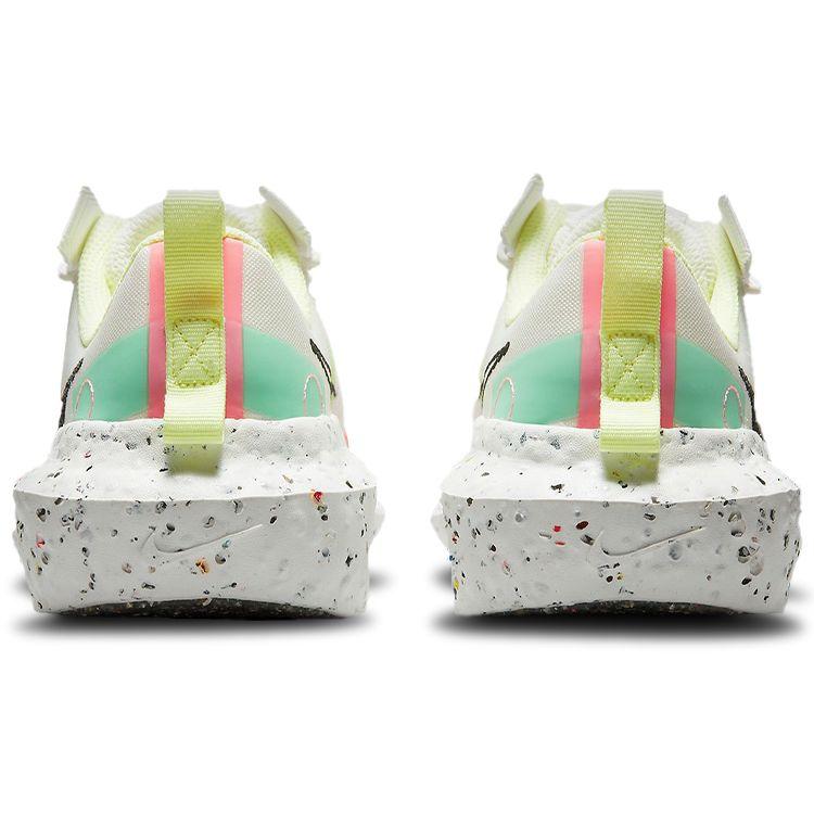 Nike Белые женские кроссовки Crater Impact Summit Black Green-Glow Sunset CW2386-101
