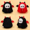 Halloween Black And Red Ghost Skull Plush Doll Pillow For Party And Kids