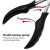 2Pcs Ingrown Toenail Tools Kit Stainless Steel Nail Cuticle Pliers Ingrown Nails Clipper Lifter Fingernail Toenail