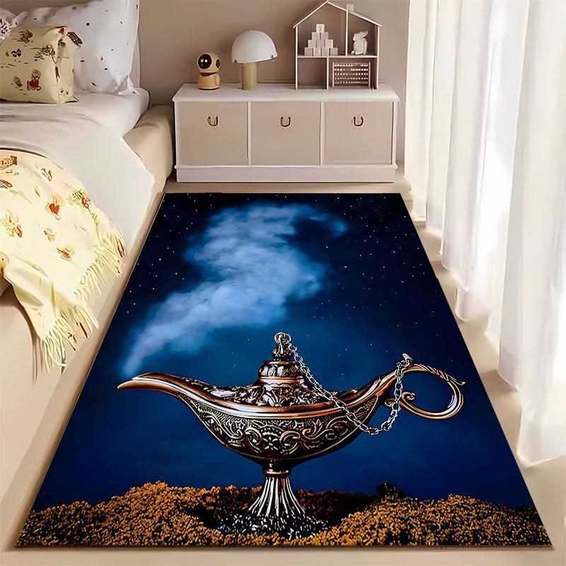 Magic Lamp with Starry Night suitable as a non-slip mat for the living room or bedroom sofa