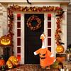 Autumn Goose Outfit Thanksgiving Halloween Christmas Goose Costume Holiday Lawn Goose Clothes for 23" Lawn Geese Porch Garden Decoration