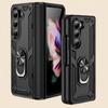 Защита от падения Нескользящий бронированный чехол для Samsung Galaxy Z Fold6 Fold 6 5G Fold5 Fold 5 Kickstand Finger Ring Cover Складные чехлы