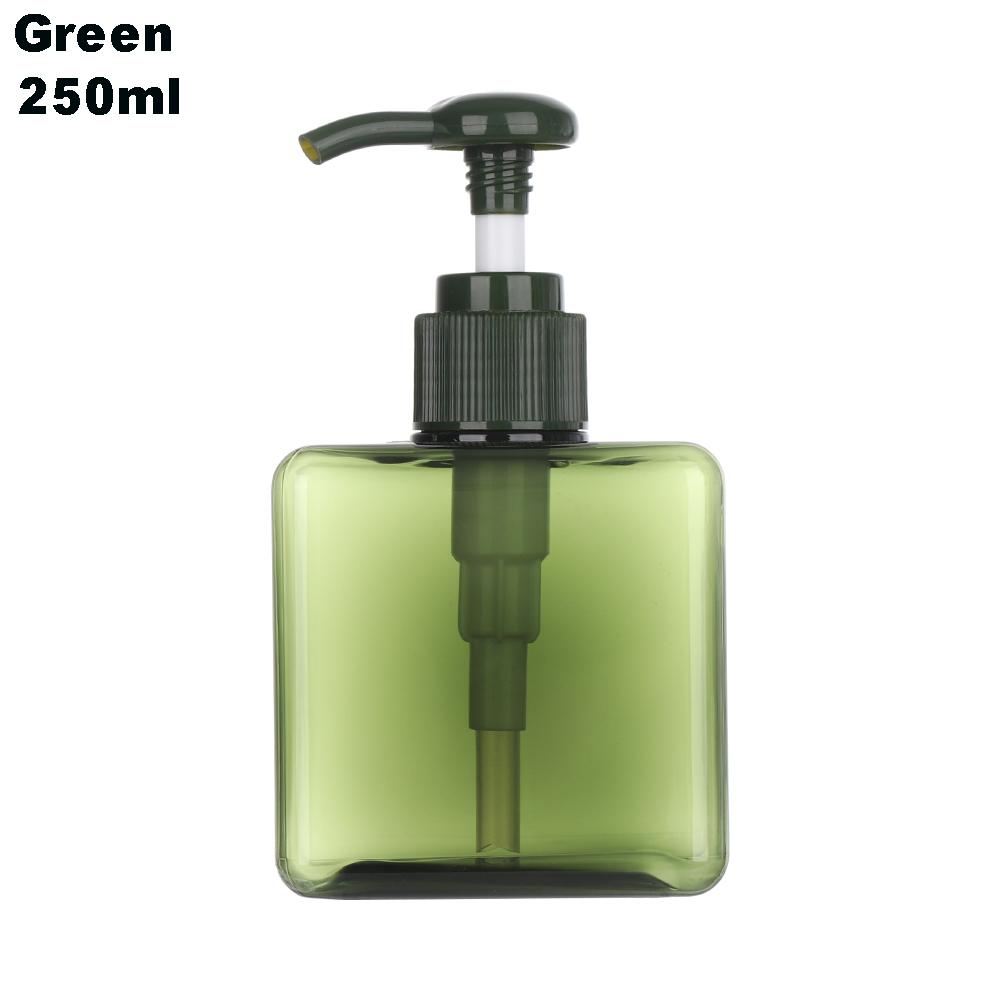 Moisture Container Portable Square Shape Shampoo Bottle Hand Pump Lotion Bottles Soap Dispensers