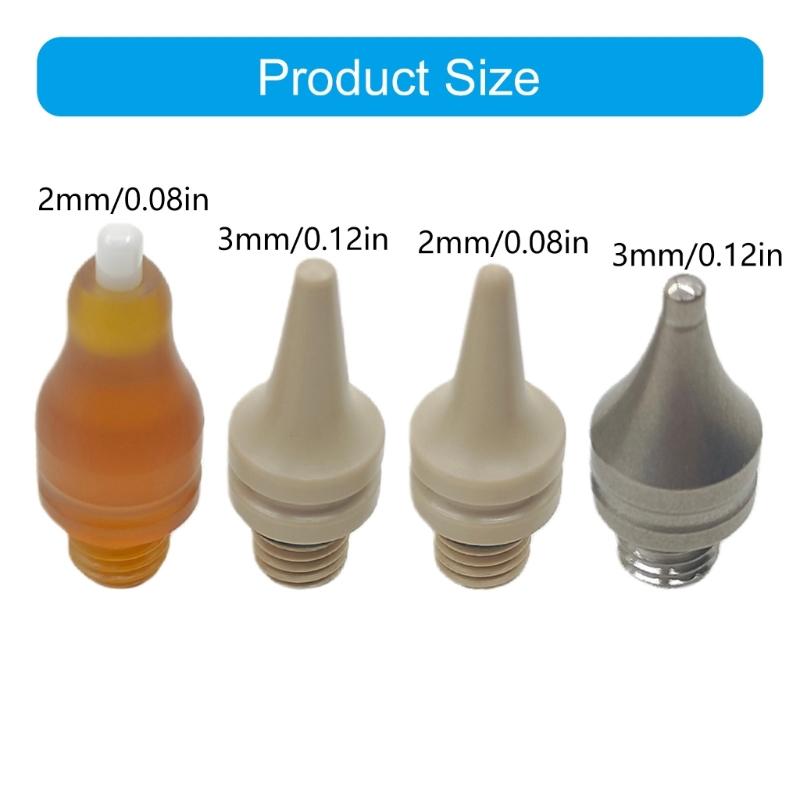 4pcs Repair Tapping Head Car Dents Repair Leveling Pen Tip Dents Remover Accessories Sheet Metal Dents Repair Hammer Head