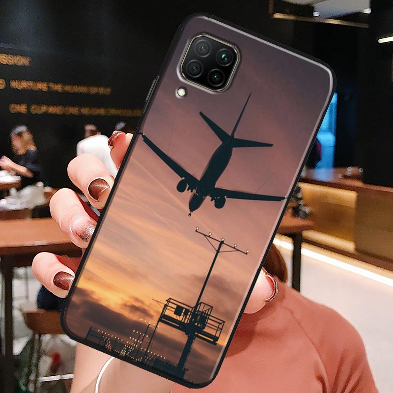 airplane Travel Flying For Huawei Honor X8a X7a X9a X8 50 70 90 Lite Magic5 Pro P20 P30 P40 P50 P60 Nova 9 5T Case