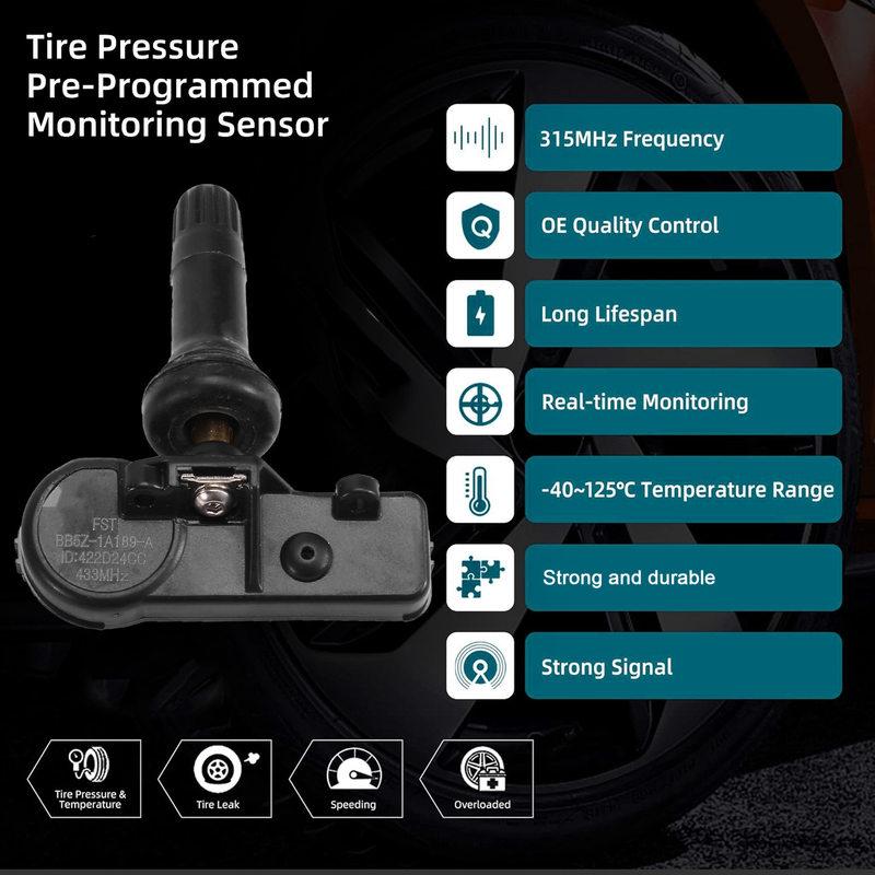 ABLZ-4шт Автомобильный датчик TPMS Монитор давления в шинах BB5Z1A189A Для Ford Escape Explorer Lincoln Navigator Датчик давления в шинах