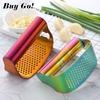 1 Pcs Stainless Steel Household Garlic Press Squeezer Ginger Tools Manual Garlic Press Device Kitchen Accessories Gadgets