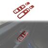 Накладка на рамку кнопки стеклоподъемника для Dodge RAM 1500 2010-17 Красное углеволокно