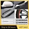 2025 Hot 4pc Car Styling Door Handle Stickers Tire Rear View Mirror Decals For Honda Civci CRV Accord Mugen Prelude FIT City CRZ
