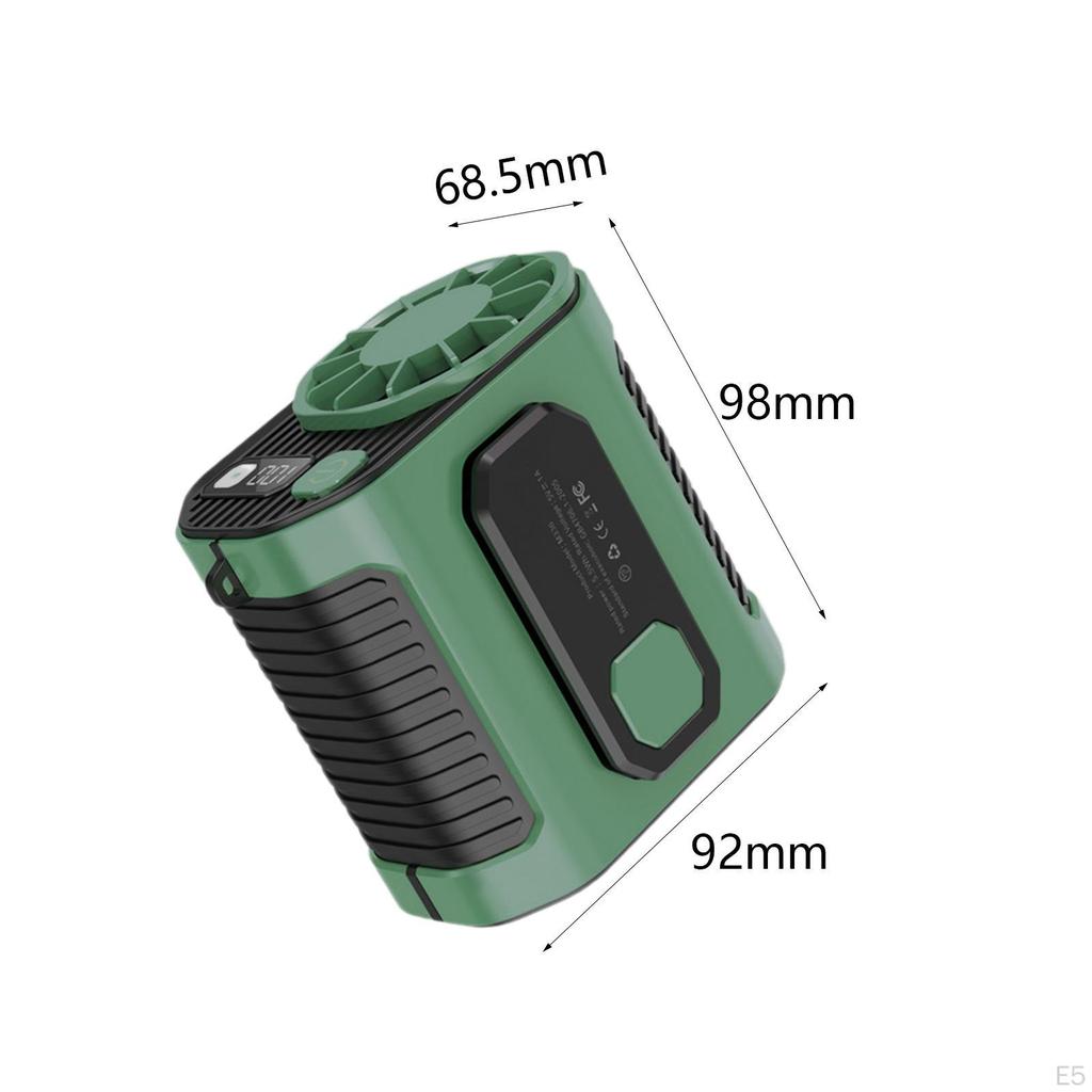 Compact Cooling Fan Hands- Portable for Hiking Outdoor Activities