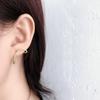  S925 Sterling Silver Earrings Personality Geometric Irregular Line Earrings for Women