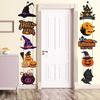 Halloween Festive Door Decoration With Bat Pumpkin Door Hanging For Scene