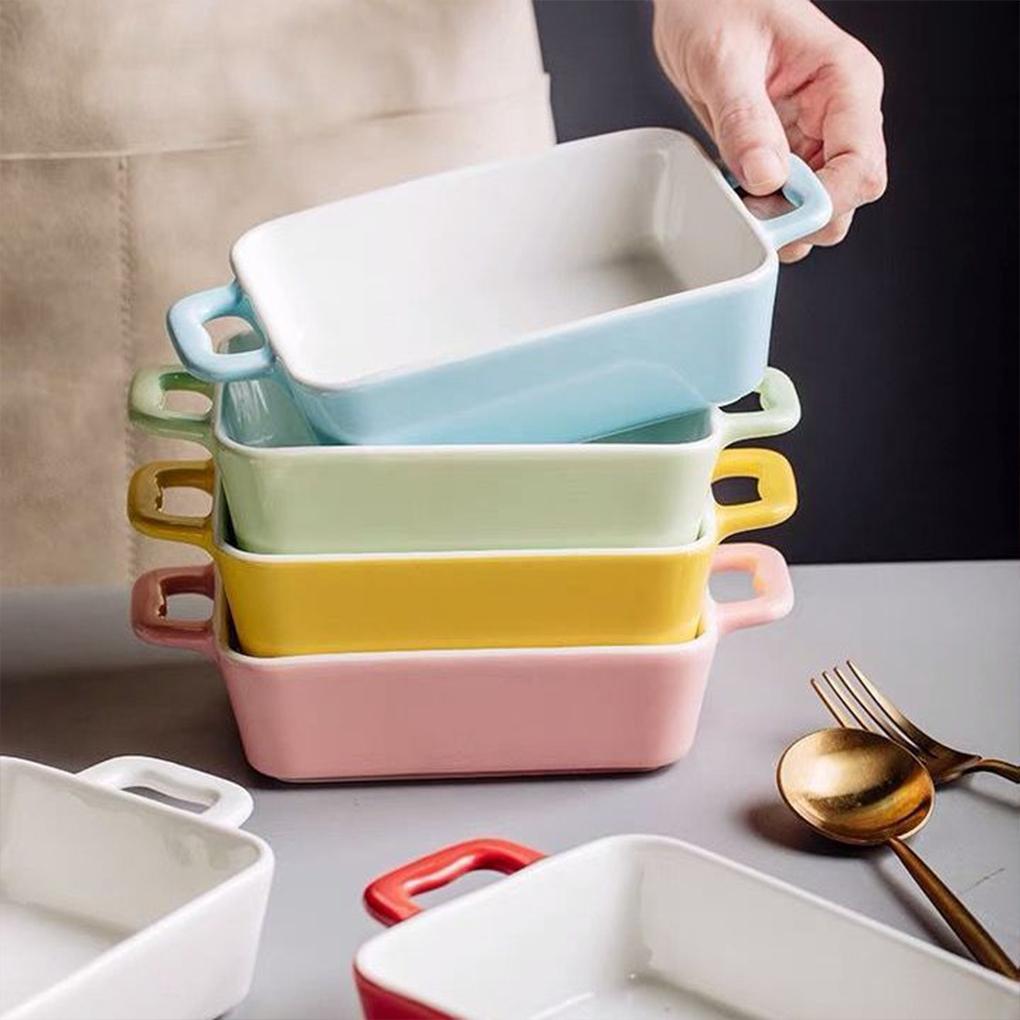 Heat-Resistant Bread Baking Pan Versatile Bread Loaf Pan Ceramic For Healthy Baking Bread Plate