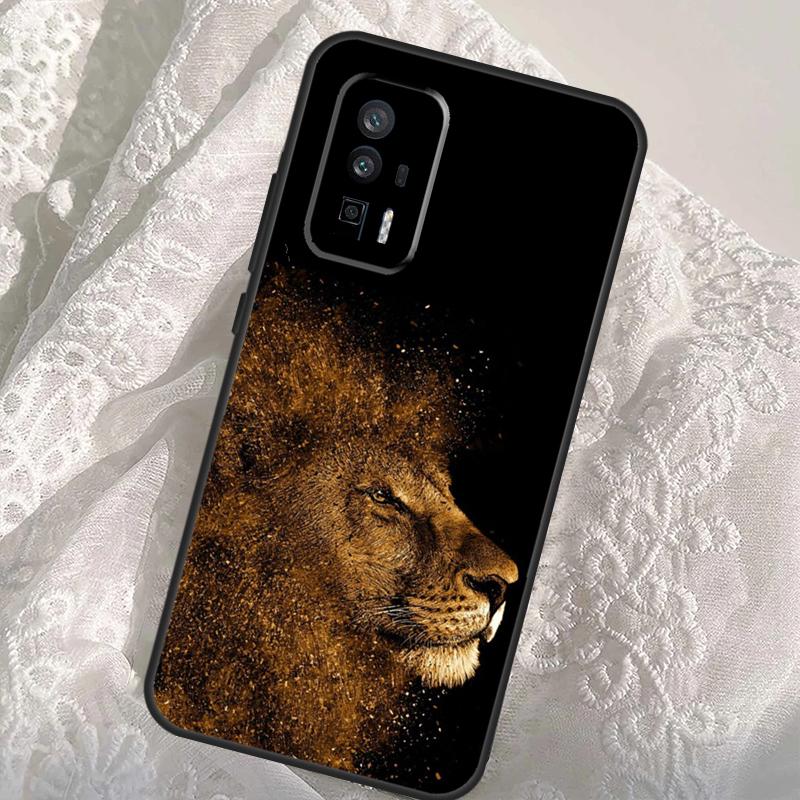 King Of The Jungle Lion Case For Xiaomi 14T Pro 13T 12T 11T 13 14 Ultra POCO X6 F6 Pro M6 X3 X5 M5s F3 F5 Cover