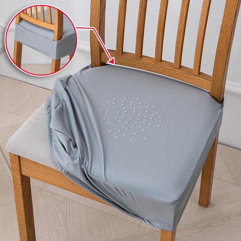 Водонепроницаемые эластичные чехлы на сиденья из полиуретана для обеденных стульев, моющиеся чехлы для обеденных стульев, защитные чехлы для стульев для офиса, банкета, 1 шт.