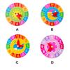 Toddlers Alarms Clock Toy Hour Second Cognition Clocks Toys Preschool Educational Teaching Aids for School Kindergarten