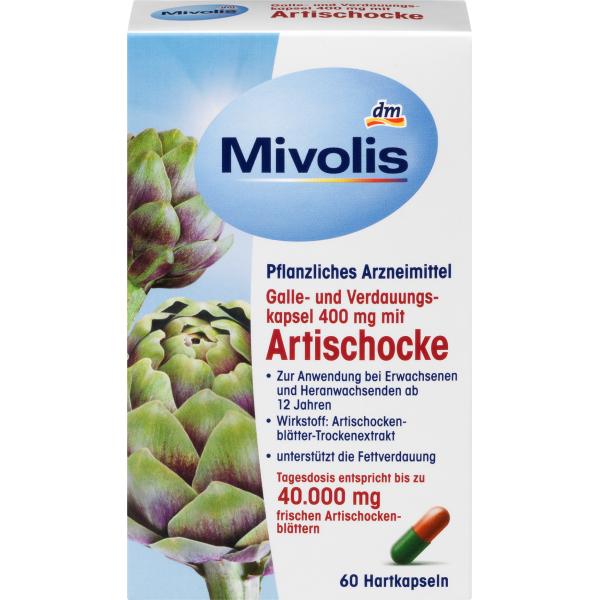 DM Mibolis Digestive System Improvement Artichoke Capsules 60st