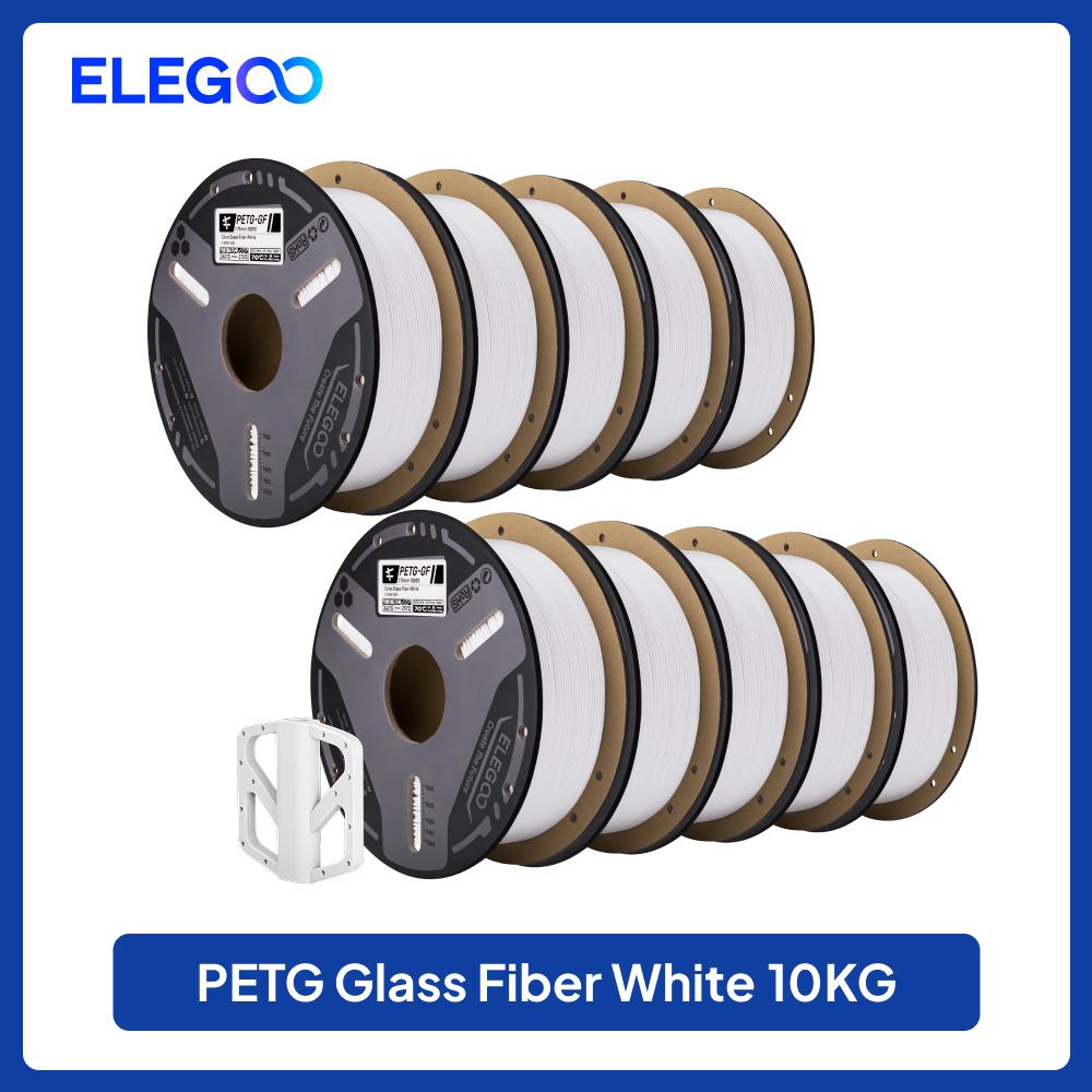 EO PETG-GF Glass Fiber Filament 1.75mm Gray 1KG,High Stiffness,Electrical Insulation,Fits for Most FDM 3D Printers