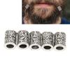 5pcs Beard Beads Viking Vintage Alloy Beard Beads for Beards Dirty Braids Bracelets Necklaces