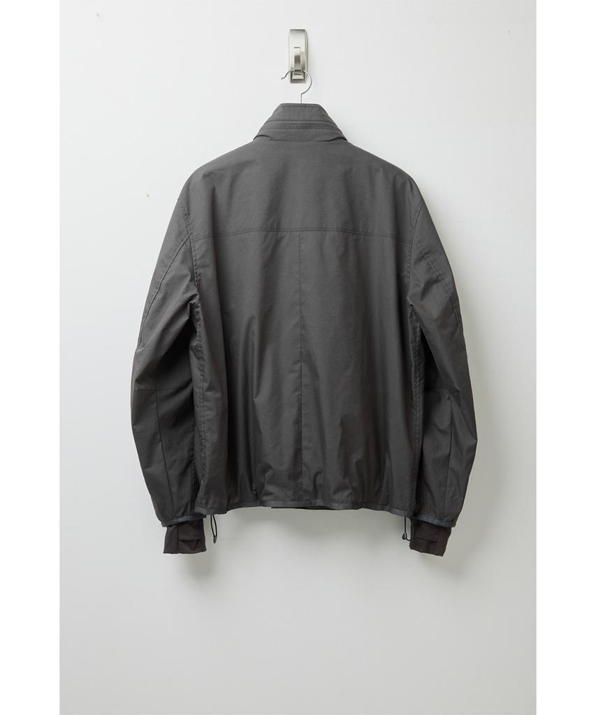 HATCHINGROOM Diagonal Zip Jacket V2 Charcoal