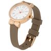 Fieldwork Women's Analog Watch with Silicone Band, Brown, M098-4