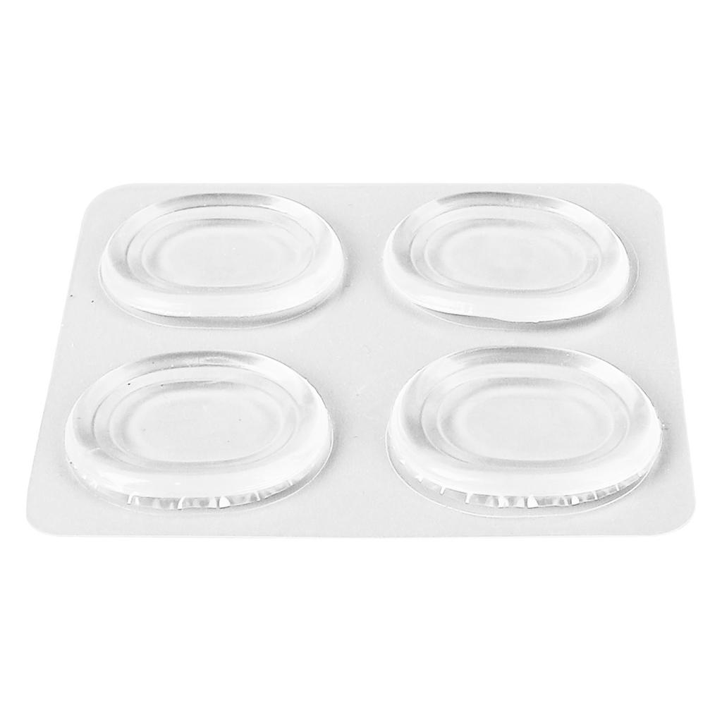 4 шт. силиконовые прозрачные мягкие самоклеящиеся накладки на барабанные глушители