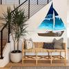 1pc Ocean-Inspired Metal Sailboat Wall Art - Decor for Kids' Rooms, Beach Homes, Home Gifts